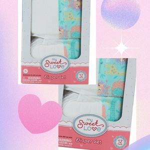 My Sweet Love Diaper Toy Accessory Play Set